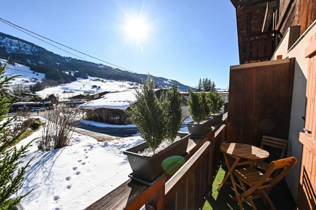 Le Balcon Des Neiges Daire Praz-sur-Arly Dış mekan fotoğraf